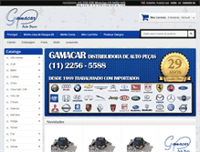 Tablet Screenshot of gamacar.com.br